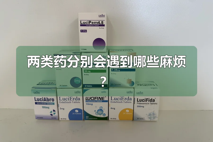 两类药分别会遇到哪些麻烦?